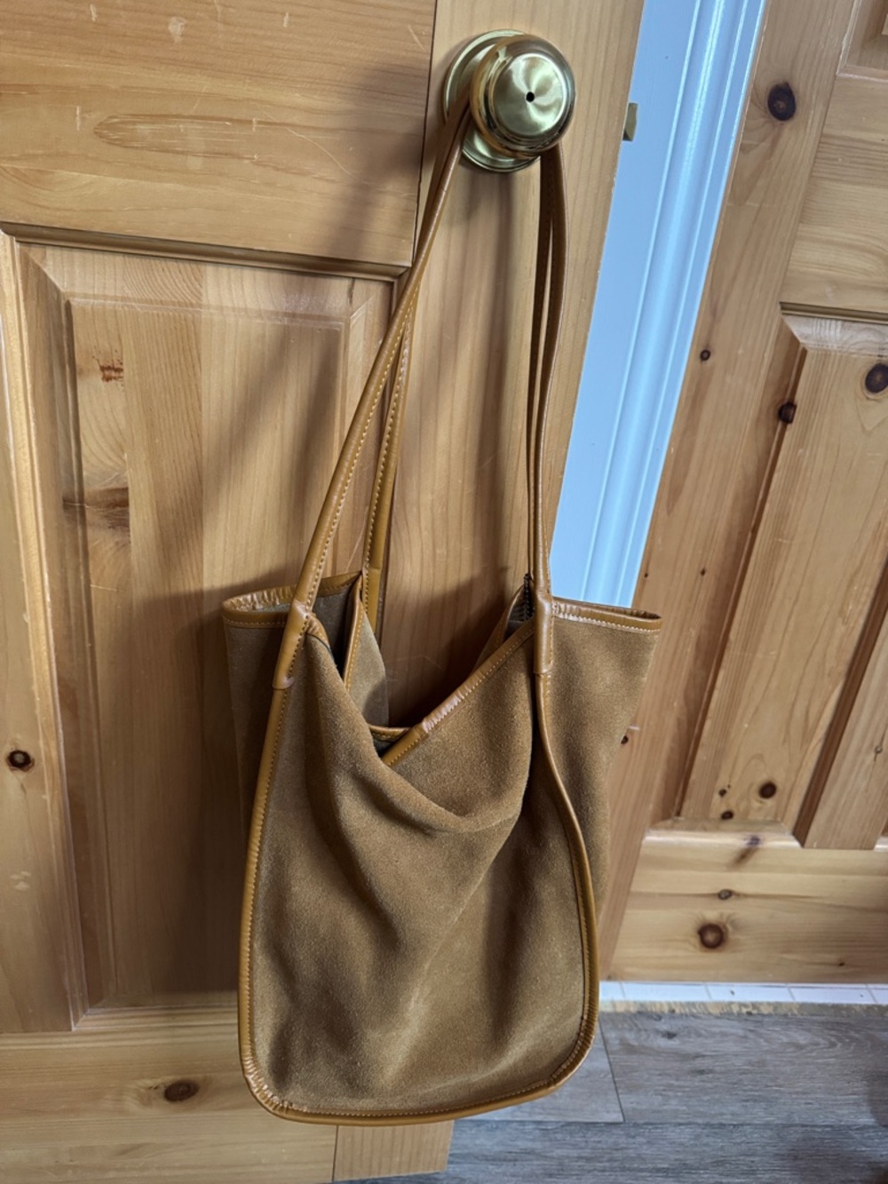 Rachel Zoe Tan Suede Shoulder Bag